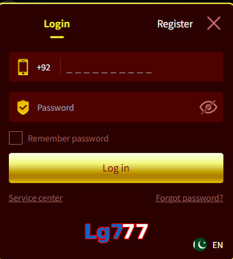 Lg777 login preview